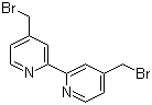 4,4'-双(溴甲基)-2,2'-联吡啶分子结构 (CAS 134457-14-0)