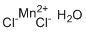Manganese chloride tetrahydrate molecular structure (CAS 13446-34-9)