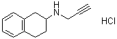 1,2,3,4-四氢-N-2-丙炔基-2-萘胺盐酸盐分子结构 (CAS 134467-59-7)