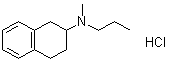 1,2,3,4-四氢-N-甲基-N-丙基-2-萘胺盐酸盐分子结构 (CAS 134467-74-6)