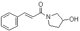 structure of CAS# 1344876-77-2, 1-(3-羟基-1-吡咯烷基)-3-苯基-2-丙烯-1-酮