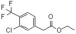 [3-氯-4-(三氟甲基)苯基]乙酸乙酯分子结构 (CAS 1345037-05-9)