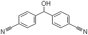 双(4-氰基苯基)甲醇分子结构 (CAS 134521-16-7)
