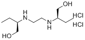 Ethambutol 2HCl molecular structure (CAS 134566-79-3)