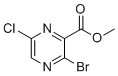structure of CAS# 13457-28-8, 甲基3-溴-6-氯吡嗪-2-羧酸酯