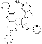 CAS # 1345969-99-4, 9-(2,3,5-Tri-O-benzoyl-2-C-methyl-beta-D-ribofuranosyl)-9H-purin-2-amine