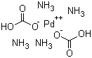 四氨基二碳酸氢钯分子结构 (CAS 134620-00-1)