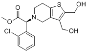 CAS # 1346231-36-4, Clopidogrel Impurity 38, (S)-methyl 2-(2,3-bis(hydroxymethyl)-6,7-dihydrothieno[3,2-c]pyridin-5(4H)-yl)-2-(2-chlorophenyl)acetate