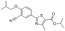 structure of CAS# 1346238-10-5, 非布索坦异丙基酯
