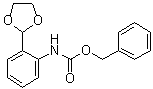 N-[2-(1,3-二氧杂环戊烷-2-基)苯基]氨基甲酸苄酯分子结构 (CAS 1346597-58-7)
