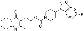 CAS 登录号：1346603-86-8, 4-(6-氟-1,2-苯并异恶唑-3-基)-1-哌啶羧酸 2-(6,7,8,9-四氢-2-甲基-4-氧代-4H-吡啶并[1,2-a]嘧啶-3-基)乙基酯