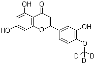 三氘代橙皮素分子结构 (CAS 1346605-26-2)