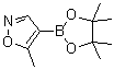 5-甲基异恶唑-4-硼酸频哪醇酯分子结构 (CAS 1346808-41-0)