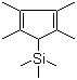 structure of CAS# 134695-74-2, 三甲基(2,3,4,5-四甲基-2,4-环戊二烯-1-基)硅烷