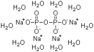 structure of CAS# 13472-36-1, Sodium pyrophosphate decahydrate
