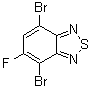4,7-二溴-5-氟-2,1,3-苯并噻二唑分子结构 (CAS 1347736-74-6)