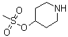 4-[(甲基磺酰基)氧基]哌啶分子结构 (CAS 1347747-71-0)