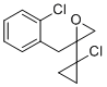 2-(1-氯环丙基)-2-[(2-氯苯基)甲基]-环氧乙烷分子结构 (CAS 134818-68-1)