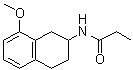 N-(1,2,3,4-四氢-8-甲氧基-2-萘基)丙酰胺分子结构 (CAS 134865-70-6)