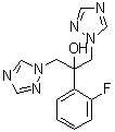 structure of CAS# 1348664-75-4, alpha-(2-氟苯基)-alpha-(1H-1,2,4-三唑-1-基甲基)-1H-1,2,4-三唑-1-乙醇