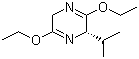 structure of CAS# 134870-62-5, (S)-2,5-二氢-3,6-二乙氧基-2-异丙基吡嗪