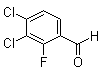 3,4-二氯-2-氟苯甲醛分子结构 (CAS 1349718-54-2)
