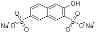 structure of CAS# 135-51-3, 2-萘酚-3,6-二磺酸二钠