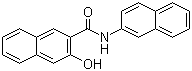 structure of CAS# 135-64-8, N-2-萘基-3-羟基-2-萘甲酰胺