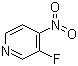 3-氟-4-硝基吡啶分子结构 (CAS 13505-01-6)