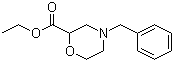 4-苯甲基-2-吗啉羧酸乙酯分子结构 (CAS 135072-32-1)