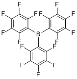 三(五氟苯基)硼烷分子结构 (CAS 135072-62-7)