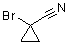 1-溴-环丙烷甲腈分子结构 (CAS 1350746-42-7)