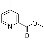 structure of CAS# 13509-13-2, 4-甲基吡啶-2-羧酸甲酯