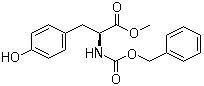 N-(苄氧羰基)-L-酪氨酸甲酯分子结构 (CAS 13512-31-7)