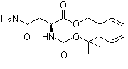 N2-叔丁氧羰基-L-天冬酰胺苄酯分子结构 (CAS 13512-57-7)
