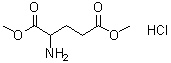 DL-谷氨酸二甲酯盐酸盐分子结构 (CAS 13515-99-6)