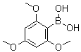 2,4,6-三甲氧基苯硼酸分子结构 (CAS 135159-25-0)