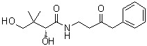 structure of CAS# 1351758-37-6, (2R)-2-Hydroxy-3-(hydroxymethyl)-3-methyl-N-(3-oxo-4-phenylbutyl)butanamide