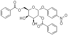 CAS # 135216-30-7, 4-Nitrophenyl alpha-D-galactopyranoside 2,6-dibenzoate