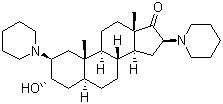 3beta-羟基-2beta,16beta-二哌啶基-5-alpha-雄甾烷-17-酮分子结构 (CAS 13522-14-0)