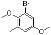 1-溴-2,5-二甲氧基-3-甲基苯分子结构 (CAS 13523-12-1)