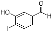 3-羟基-4-碘苯甲醛分子结构 (CAS 135242-71-6)