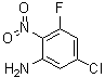 5-氯-3-氟-2-硝基苯胺分子结构 (CAS 1352457-23-8)