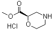 structure of CAS# 1352709-55-7, (2R)-2-吗啉羧酸甲酯盐酸盐