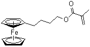 CAS # 1352832-96-2, 4-Ferrocenylbutyl methacrylate