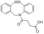 structure of CAS# 1353016-70-2, 二苯基环辛炔-酸