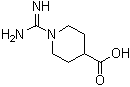 1-(氨基亚胺甲基)-4-哌啶羧酸分子结构 (CAS 135322-16-6)