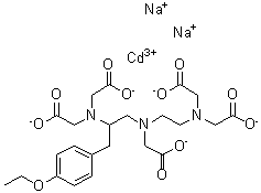 钆塞酸二钠分子结构 (CAS 135326-22-6)