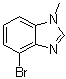 4-溴-1-甲基-1H-苯并咪唑分子结构 (CAS 1353679-63-6)
