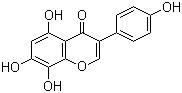 8-羟基染料木黄酮分子结构 (CAS 13539-27-0)